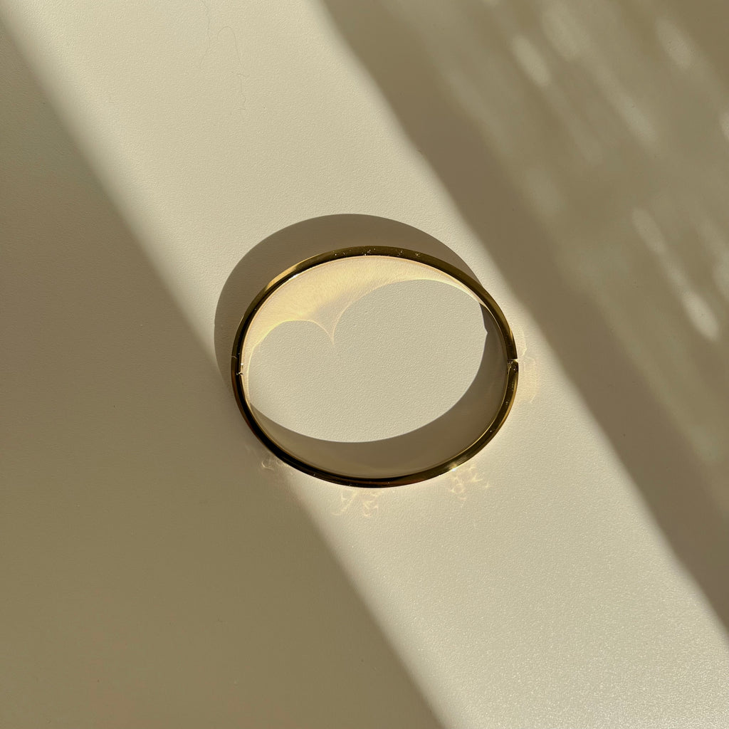 Mother of Pearl Stainless Steel Bangle