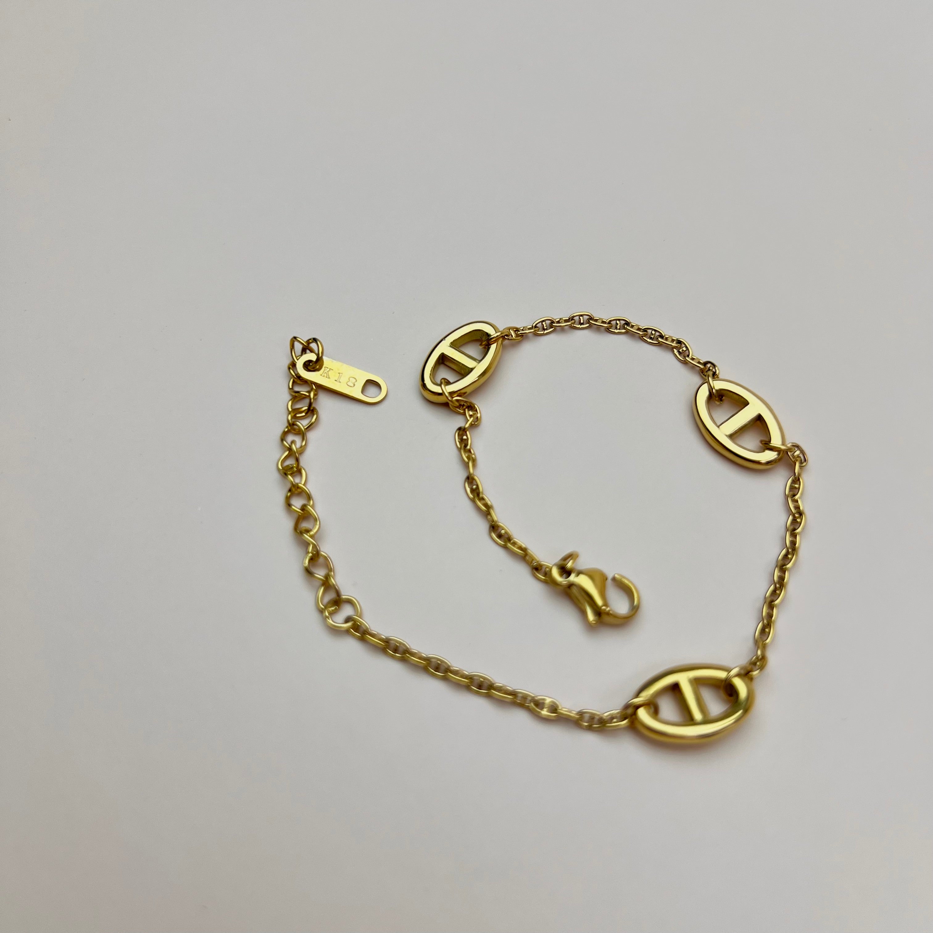 Luxe Herringbone Stainless Steel Bracelet