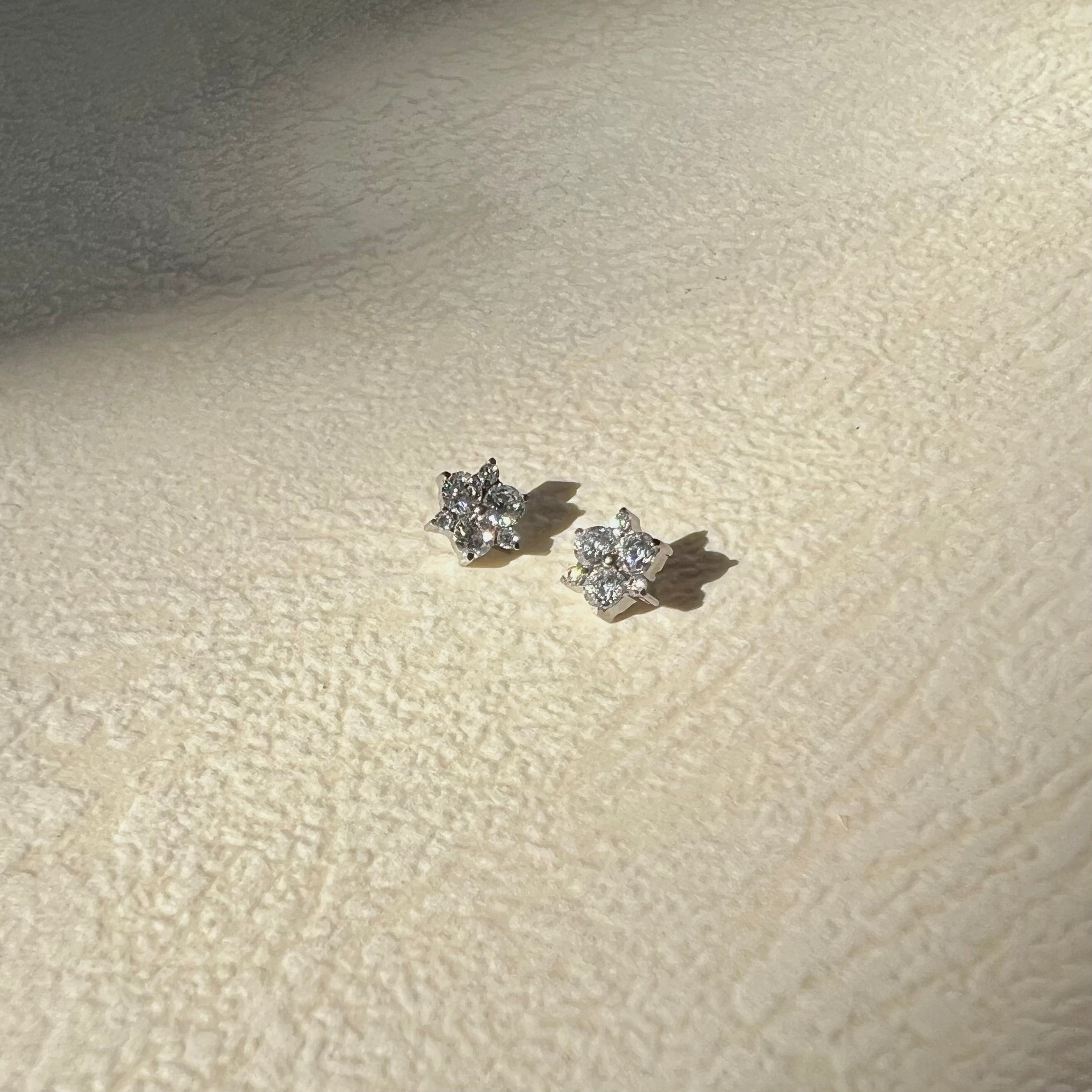 Triple Bloom Zirconia External Thread Titanium Attachment