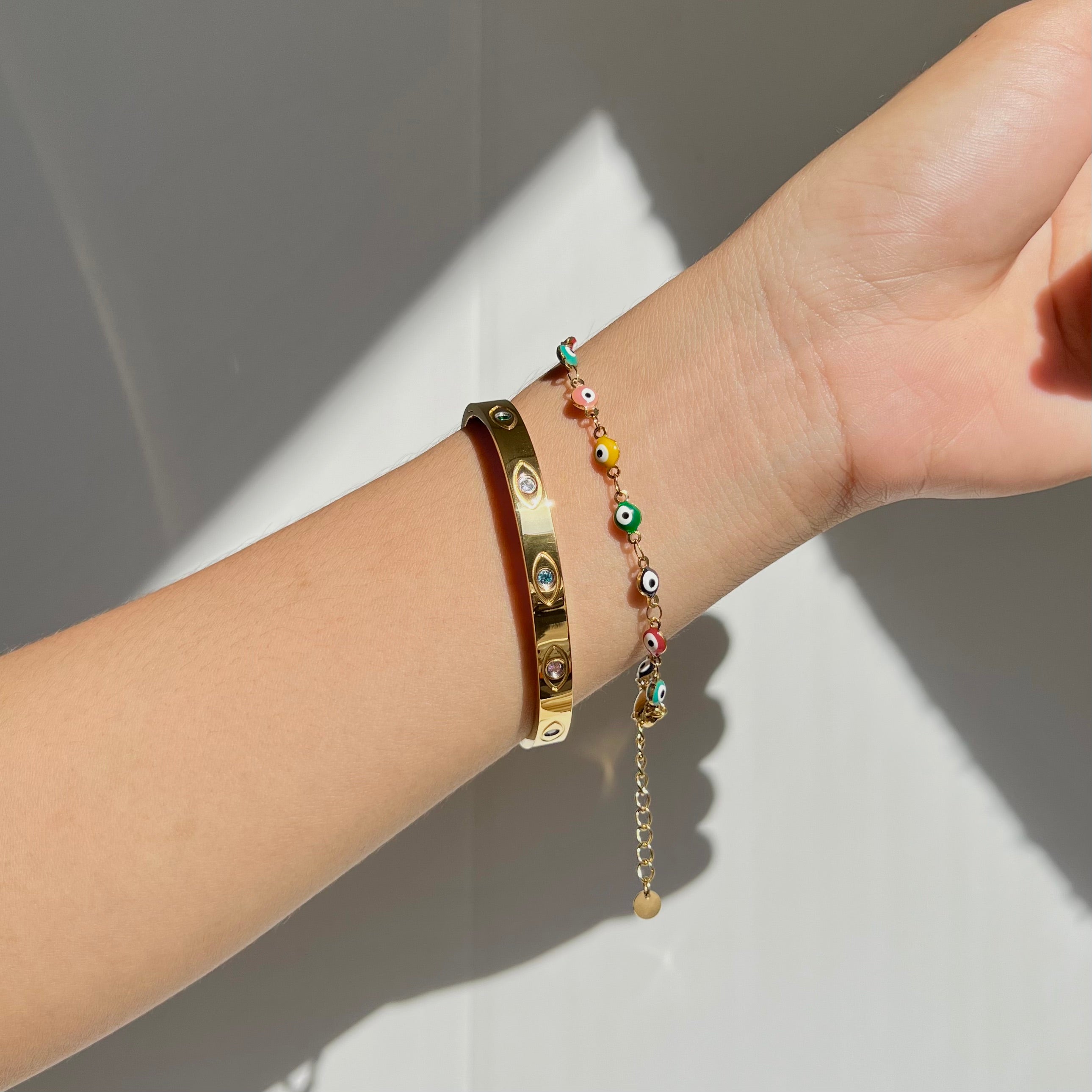 Hamsa Titanium Bracelet