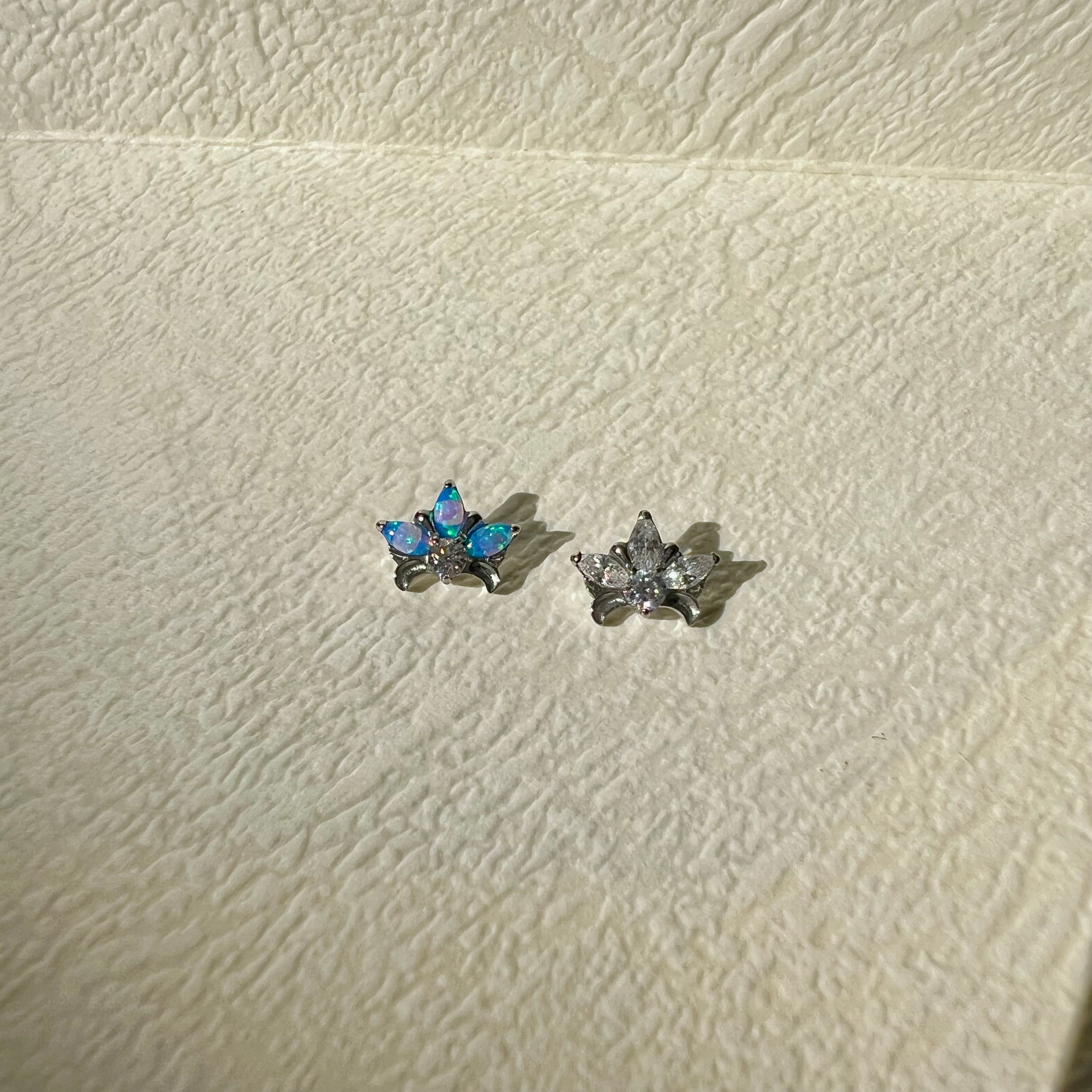 Lotus-Crown External Thread Titanium Attachment