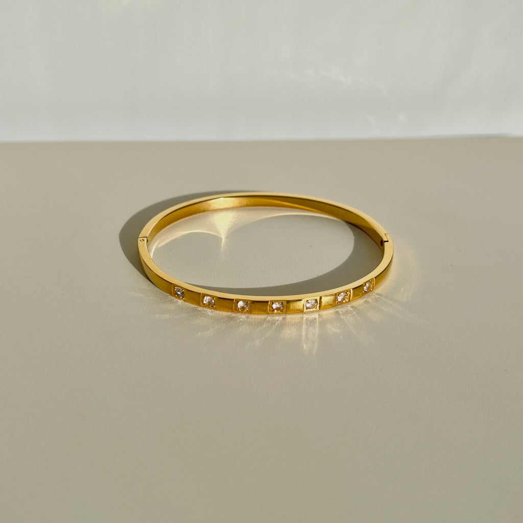 Sparkle Bar Stainless Steel Bangle