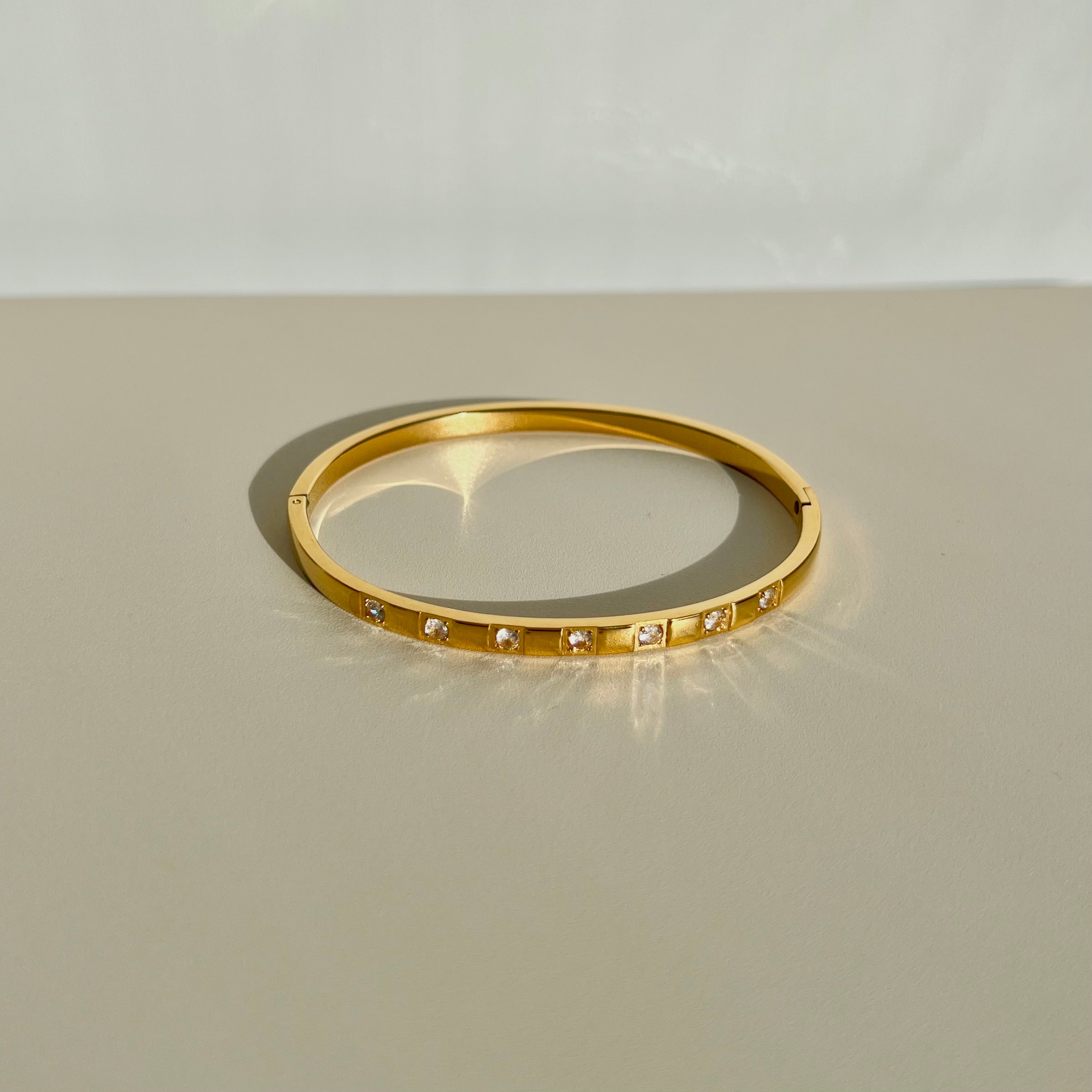 Sparkle Bar Stainless Steel Bangle