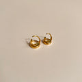 Bold Minimalist Threadless Titanium Earring