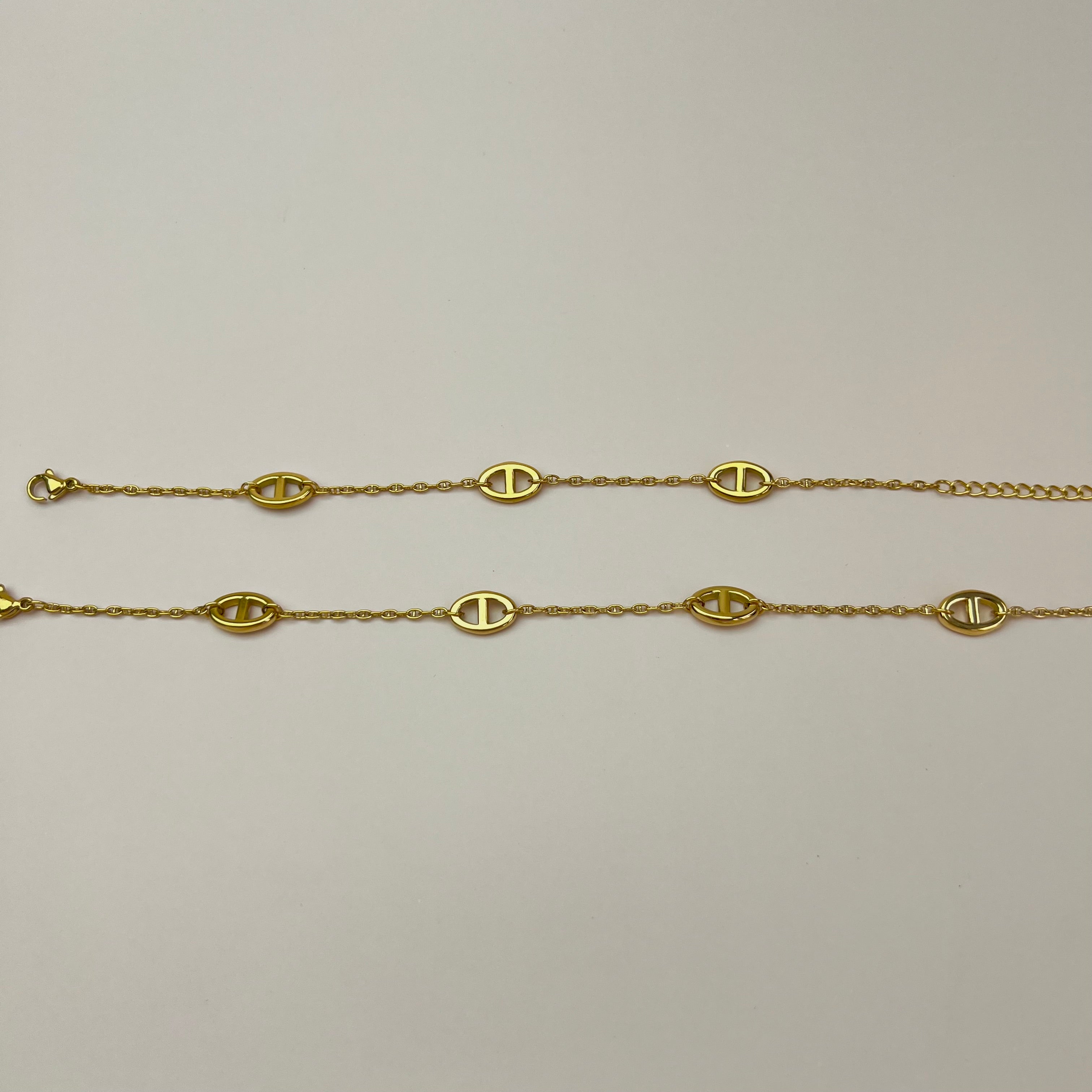 Luxe Herringbone Stainless Steel Bracelet