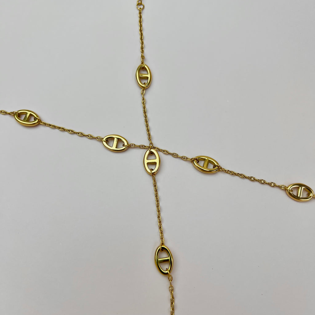 Luxe Herringbone Stainless Steel Bracelet