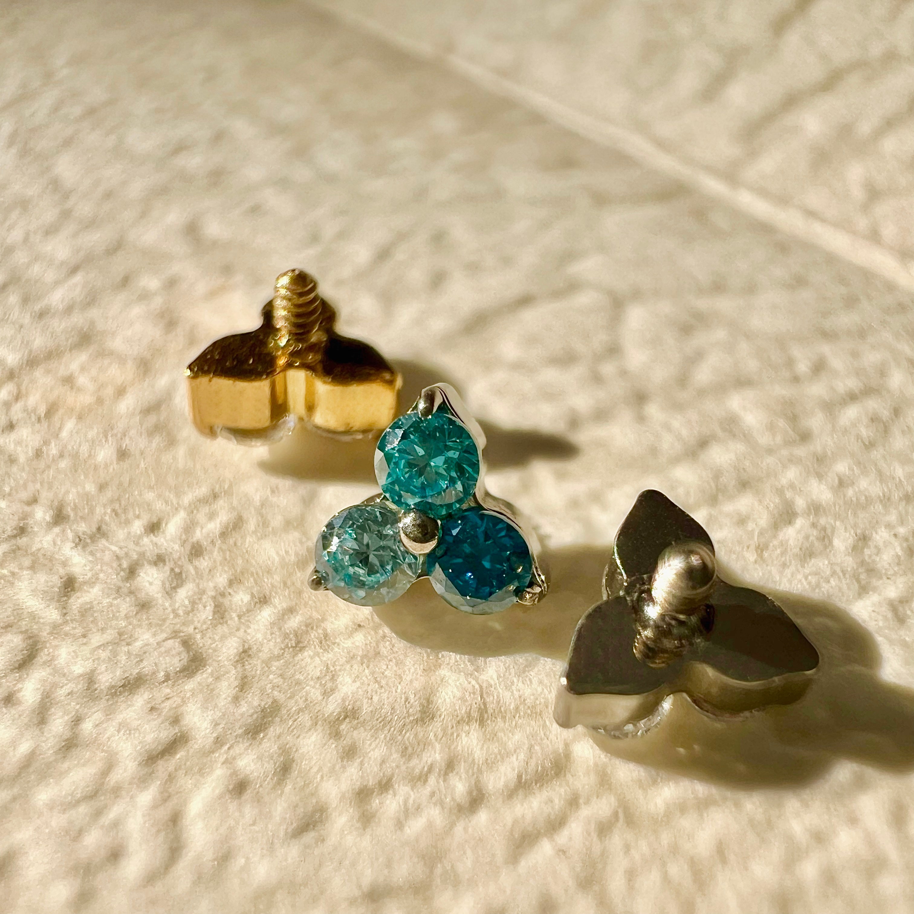 Azure Trio External Thread Titanium Attachment