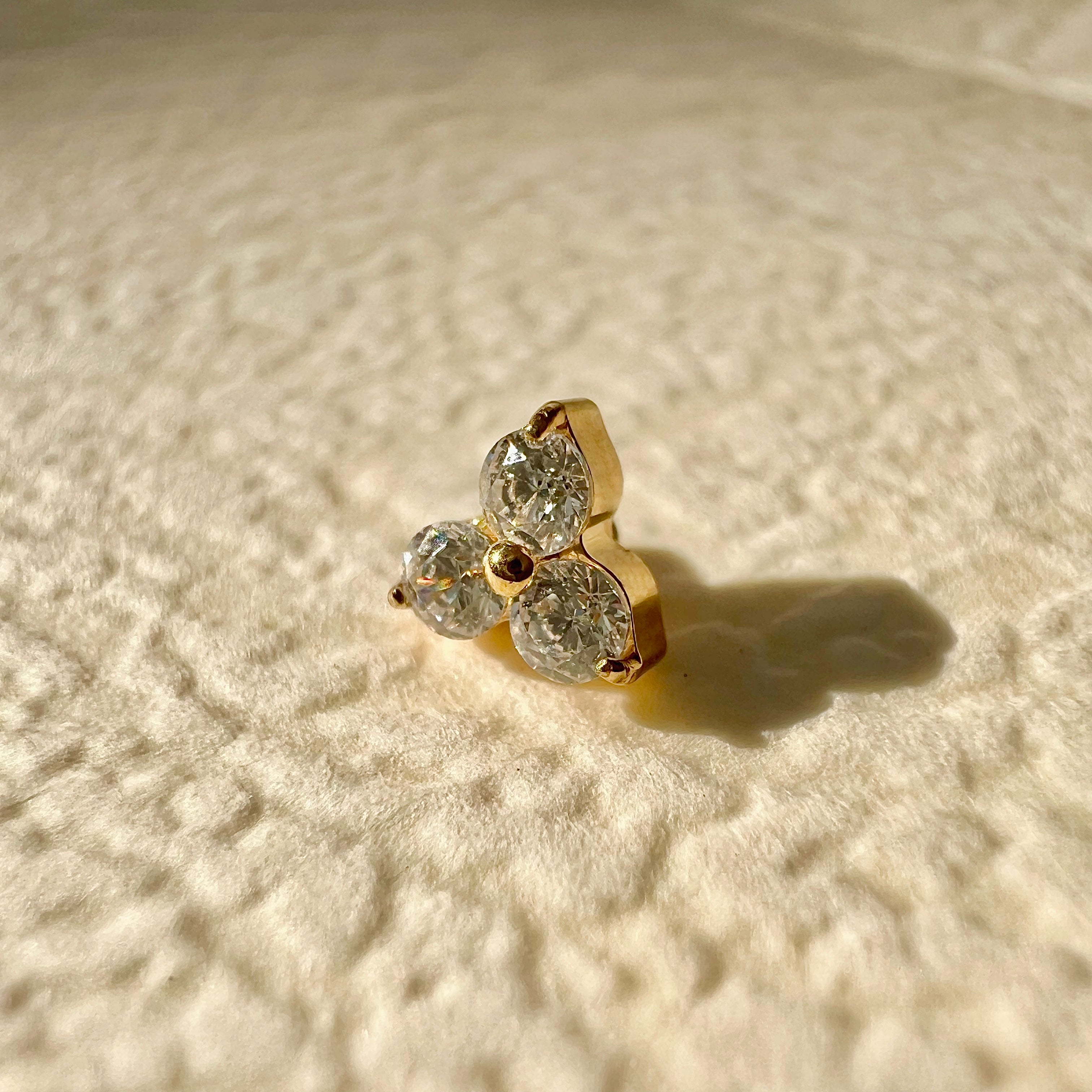 Azure Trio External Thread Titanium Attachment