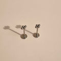 Quad-Bead Threadless Titanium Earring